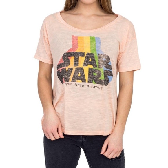Junk Food Star Wars The Force Is Strong Vintage Atari logo  T-shirt NWOT - Picture 1 of 8